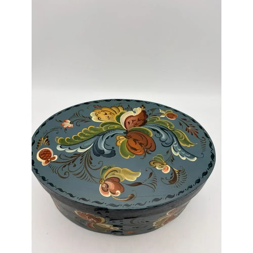 Authentic Scandinavian Bent Wood Box. Hand Made.